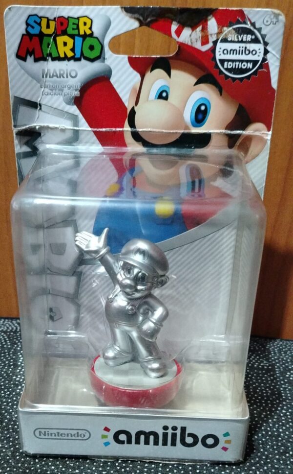 AMMIBO SUPER MARIO(EDICIÓN SILVER) - Imagen 2